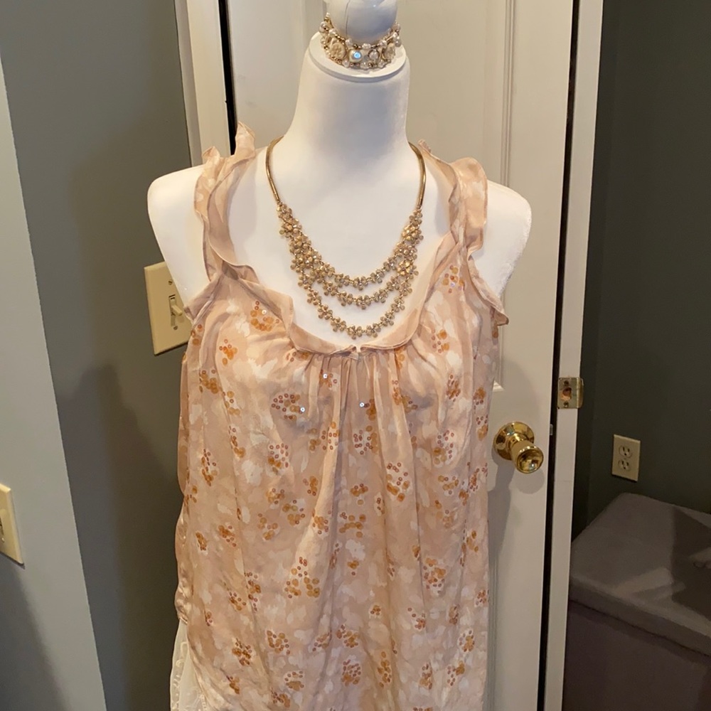 Rebecca Taylor silk tank size 8 medium